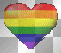 Coração Colorido Coloured Heart