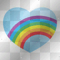 coeur + arc-en-ciel