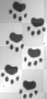 paw print trail
