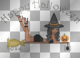 cute Halloween witch