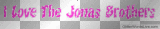 I Love The Jonas Brothers