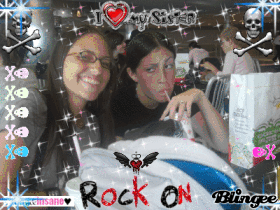My sister and I