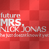 future mrs. nick jonas