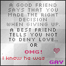 A good friend.../A best friend...