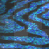 Blue glitter print