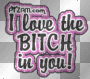 i love the bitch in you