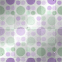 Purple and green polka dots 