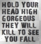 head high