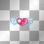 Cute Red Angel Heart