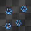 blue pawprints BG