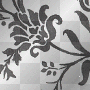 black and white flower background