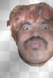 robert's  chucky wig head