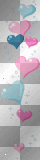 love hearts glitter animated CAD