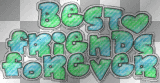"best friends forever" glitter words cad88 comments