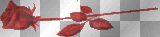 glitter red rose flower love