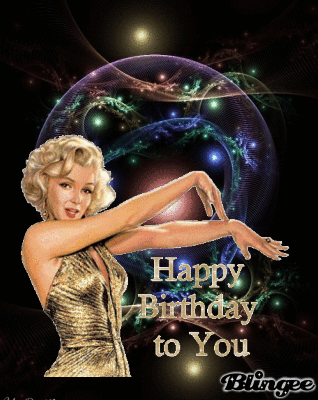 Marilyn Monroe Happy Birthday Picture 49076860 Blingee Com