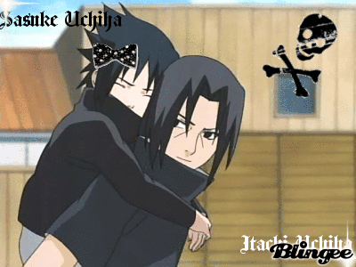 itachi sasuke carries