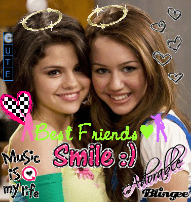 Selena and Miley Selena and Miley
