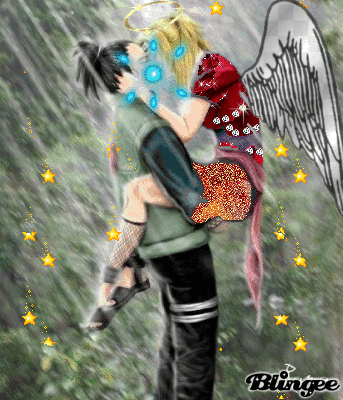 Temari & Shikamaru:Temari angel kiss Picture #61296814 | Blingee.com