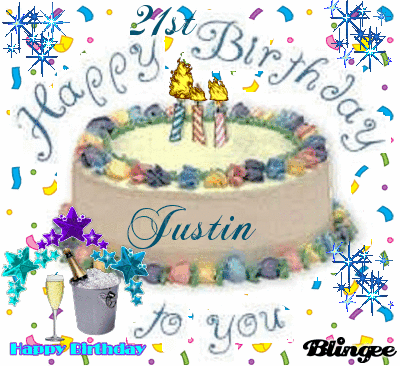 Happy 21st Birthday Justin Picture #61430652 | Blingee.com