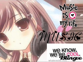 Anime Music Lover Picture 61649600 Blingee Com