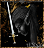 HOE: Black & Gold Woman Warrior