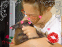 Lucie et son lapin