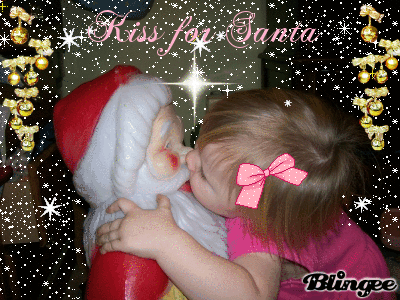 A Kiss for Santa Picture #69173260 | Blingee.com