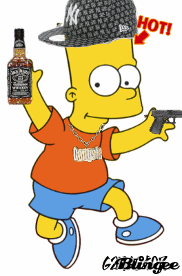Bart Simson tha Gangster Picture #73556714 | Blingee.com
