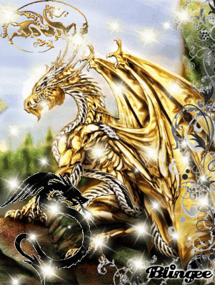 Gold Dragon Picture #75617513 | Blingee.com