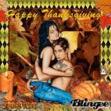 Thanksgiving Blingee #40 - Sexy Couple