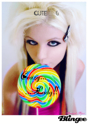 crazy lady Picture #76306668 | Blingee.com
