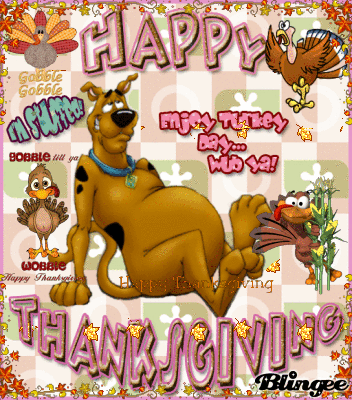 Happy Thanksgiving From Scooby Doo Picture 76867140 Blingee Com