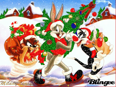 MERRY CHRISTMAS LOONEY TOONS Picture #77115182 | Blingee.com