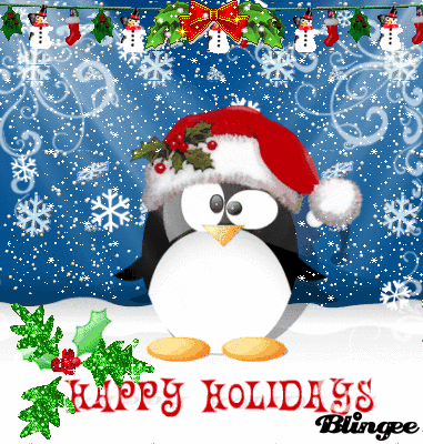 christmas Penguin Picture #77681603 | Blingee.com