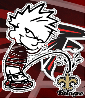Calvin peeing on saints Futures group inc