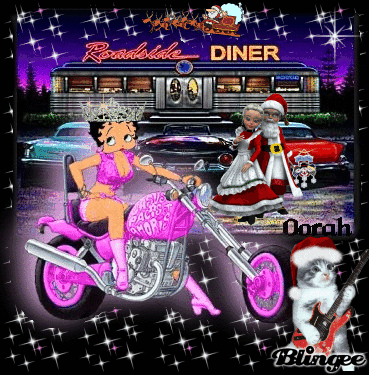 Betty Boop Sur Sa Moto Avec Le Pere La Mere Noel Ki Ecoute Un Chat Jouer De La Guitare Image 78289548 Blingee Com Betty Boop Sur Sa Moto Avec Le Pere La Mere Noel Ki Ecoute Un Chat Jouer De La Guitare Image 78289548 Blingee Com