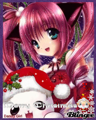 Merry Christmas Anime Picture #78449047 | Blingee.com