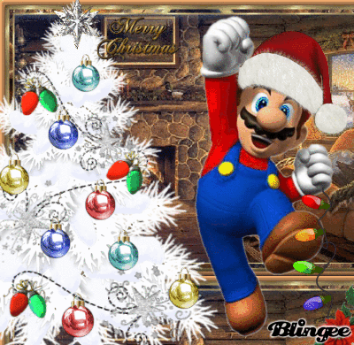 mario christmas Picture #79067804 | Blingee.com