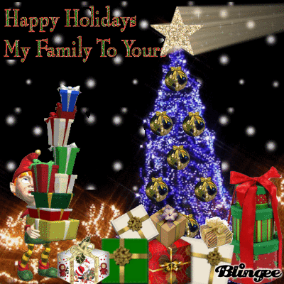 Happy Holidays~My Family To Yours Picture #79330710 | Blingee.com