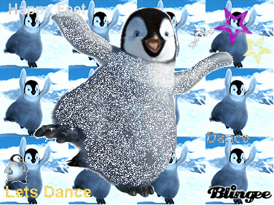 happy feet animated gif