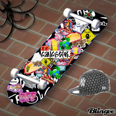 Gangster Skateboard Picture #82199591 | Blingee.com