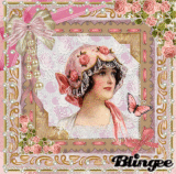 pink vintage girl..