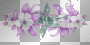 anime purple flowers summer sparkle