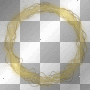 gold round frame