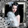 Black and White Vintage Beauty
