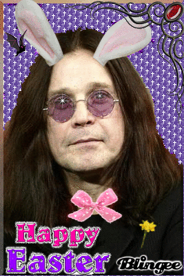ozzy as easter bunny