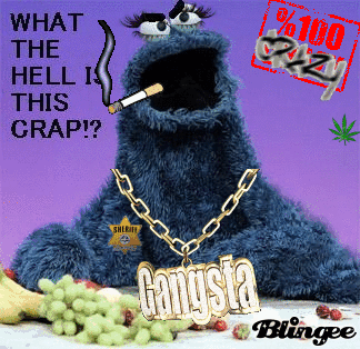 Kookie Gangsta Picture #90826699 | Blingee.com
Elmo And Cookie Monster Gangster