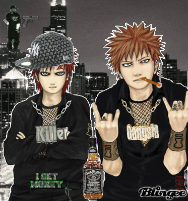 Ghetto Gaara and Kankuro Picture #91325028 | Blingee.com