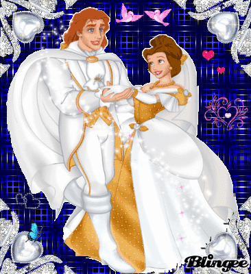beauty and the beast belle wedding